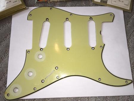 1964 Orig Fender Stratocaster Excellent Shape Pickguard & Shield 