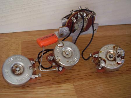 1982 Fullerton 57RI USA Fender Strat Pots & 3-Way