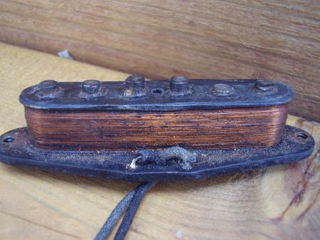 1956 ORIG HIGH D POLE FENDER STRAT BRIDGE PICKUP