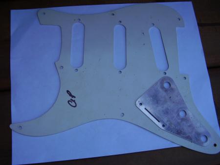 1957 , 1982 Fullerton  Fender Stratocaster Pickguard with metal Shield