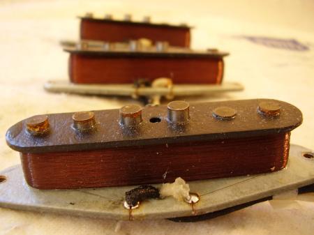 1969 RELIC C-SHOP FENDER STRATOCASTER VINTAGE PICKUPS WITH POTS AND 3-WAY