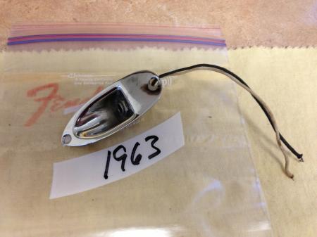 1963 Orig Fender Stratocaster Output Jack Nice One!