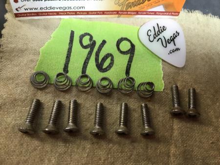 1969 Original Pickup Screws & Springs Fender Strat