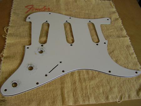 1974 Original Clean Fender Strat Pickguard