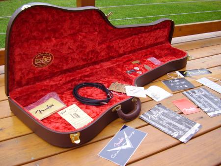 1954 Master Built Custom Shop Fender Strat Case & Candy