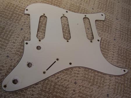 1973-75 Vintage Repo Aged Nice Fender Strat Pickguard Copy