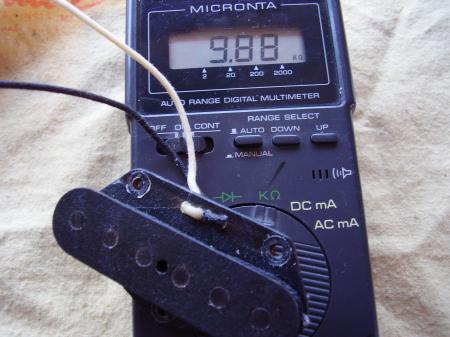 1959 ESQUIRE LIMITED EDITION USA CUSTOM SHOP FENDER BRIDGE PICKUP FROM HELL