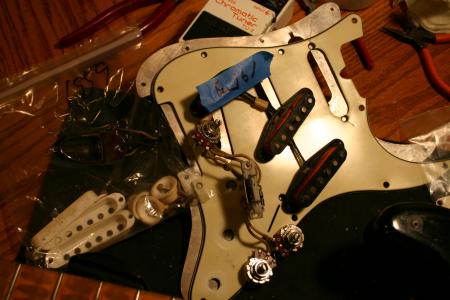 1959 Orig Fender Blackie Strat Build by Me