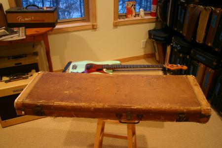 1954 Orig Tweed Case need Repair. BUT Solid Shape