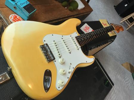1975 Olympic White Fender Stratocaster
