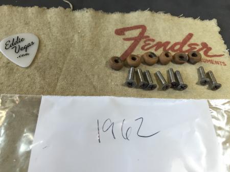 1962 FENDER STRAT HARDWARE SCREWS & MORE