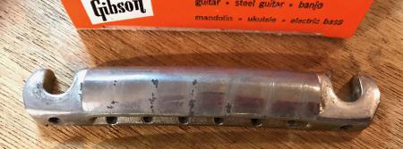 1959 Orig Gibson Les Paul 1 oz Aluminum Bridge Tail Piece