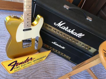  Fender NEW Custom Shop Danny Gatton Telecaster Frost Gold (041)