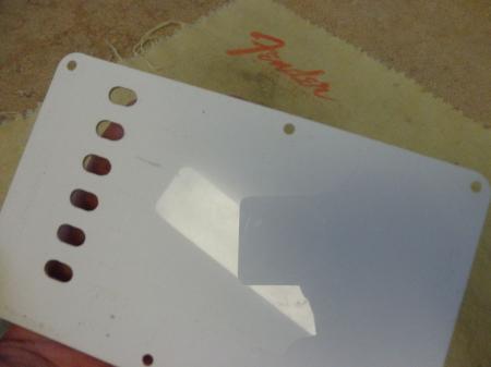 1955-1963 ORIG Stinkin MINT Back Trem Cover Fender Strat BEST EVER