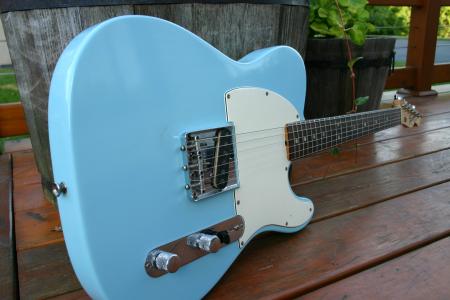 1968 Orig Fender Esquire Dalphen Blue over Orig Sonic Blue