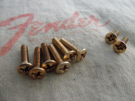 1957 ORIG MARY KAYE GOLD FENDER STRAT Pickup/3 Way Screws