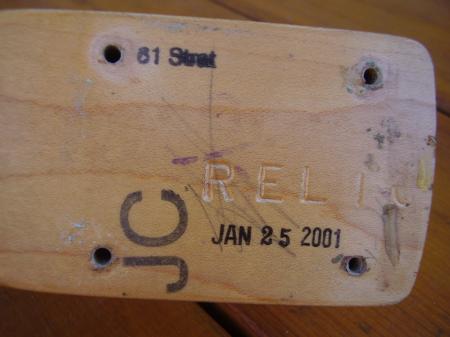 1961 USA JOHN CRUZ 1961 RELIC STRAT FENDER NECK