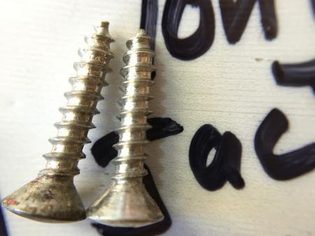 1963 Original Fender Strat Output Jack 2 Longer Screws PRE CBS