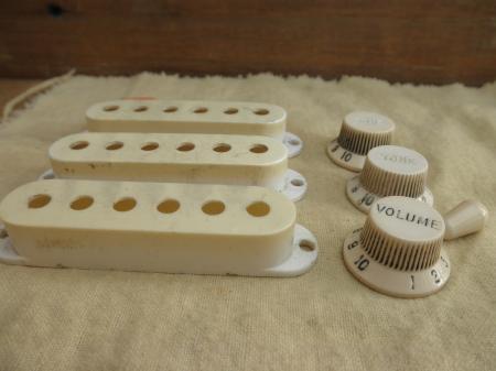 Rory Custom Shop 1960 Fender C-Shop Knobs, pup covers, tip