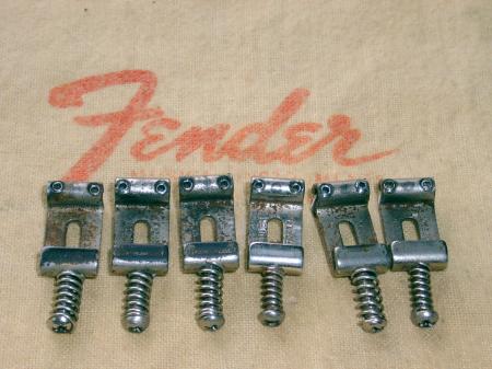 1957 ORIG PAT PEND FENDER STRAT SADDLES