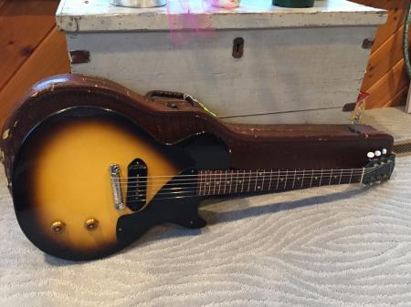 1956 Gibson Les Paul Junior With Original  Alligator Case
