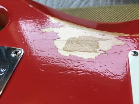 1960 2001 John Cruz Fiesta Red Famous Owned Fender Custom Shop Relic Strat