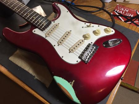 1962 Fender Strat Build Customer Picked Parts & I Built And Set Up