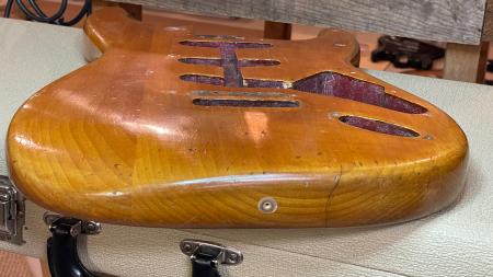 1963 Fender Stratocaster Body Old Refin