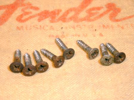 1957 ORIG FENDER STRAT PICKGUARD SCREWS