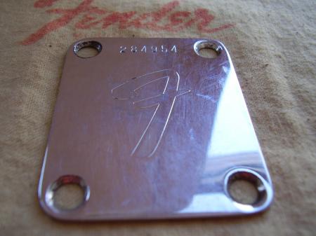 1970 ORIGINAL FENDER STRATOCASTER NECK PLATE