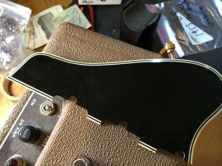 1959 Orig ES 5 Switchmaster Gibson Pickguard With Mount EXCELLENT
