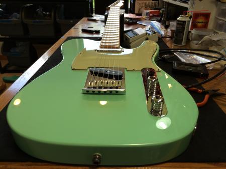 2011 Fender Custom Deluxe Surf Pearl Custom Shop Fender Telecaster