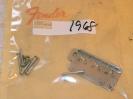 1968 ORIG FENDER STRATOCASTER BRIDGE PLATE WITH SCREWS example