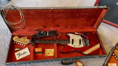 1973 Competition FENDER RED MUSTANG Clean IS KING