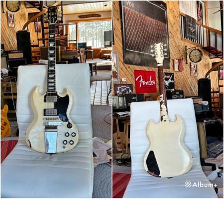 1963 Gibson SG Standard  Polaris White