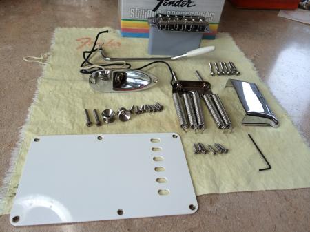 1957 Los Lobos David Hidalgo Fender Strat Made Custom Shop Bridge & More