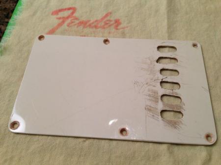 1958 Fender Stratocaster Back Tremolo Cover 