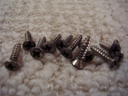 1963 Orig Fender Strat Pickguard Screws PRE CBS