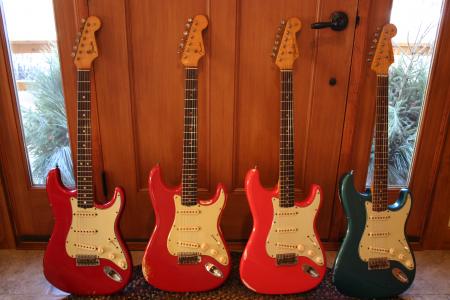 1962 63 65 Fender Custom Color Stratocaster