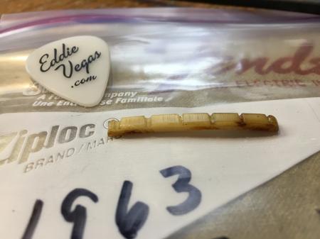 1963 Fender Stratocaster Original Nut 