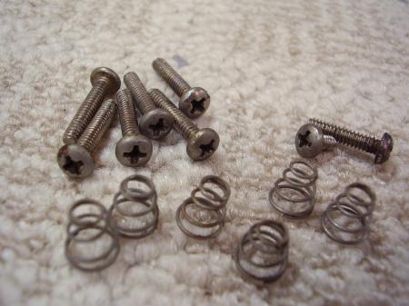 1969 Springs and Pickup Screws